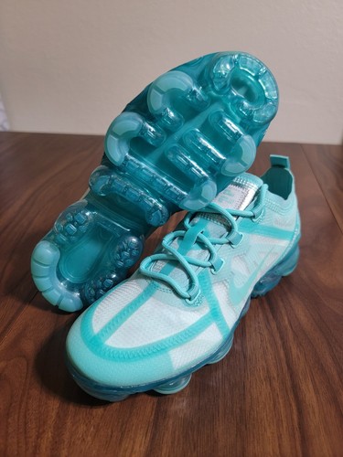 Nike Air Vapormax 2019 Teal Tint Tropical Twist CI9903-300 Sz 6 - Picture 8 of 12
