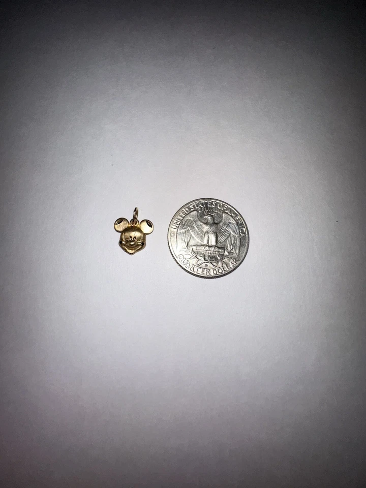 Colgante Mickey Mouse oro 14k vintage Foto 3 de 4