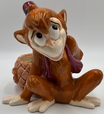 Disney Aladdin Apu Vintage Coin Bank Ceramic