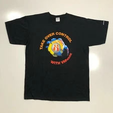 VMWare Black Vintage Promo Shirt Take ove Control With VMWare Mens Large