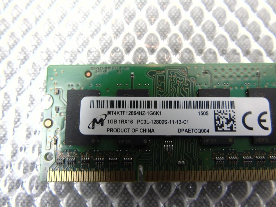 1 GB de memoria RAM DDR3 para impresora a color Xerox ColorQube 8580 - MT4KTF12864HZ-1G6K1 Foto 2 de 4
