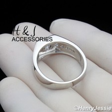 Solid .925 Sterling Silver Wedding Band Ring For Men And Women Multiple Sizes