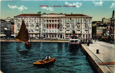 CPA AK TRIESTE Excelsior Palace Hotel ITALIEN (543708)