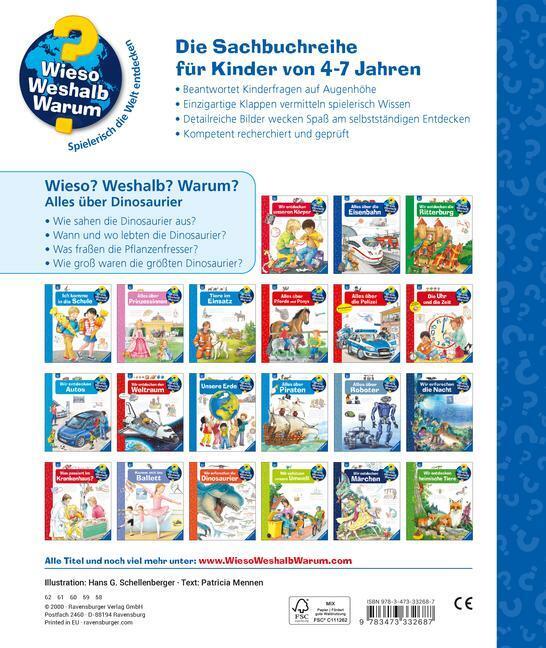 Thumbnail - Wieso? Weshalb? Warum?, Band 12: Alles Über Dinosaurier | Patricia