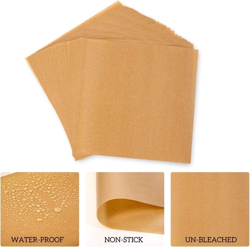 Mehrzweck 200 Stück Antihaft Backpapier 6" x 6" zum Backen & Einfrieren - Bild 5 von 8