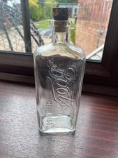 1900s Vintage clear Boots Medicine Bottle Chemist