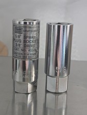 Craftsman 38 Drive 58 Spark Plug Socket Set 6 Point 1 Craftsman 1 Unbranded