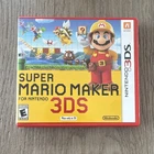 Nintendo Super Mario Maker Nintendo 3DS Action NTSC-U/C Manual Included