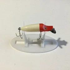 River Runt Style Crank Bait Fishing Lure 3” Red Head Japan.