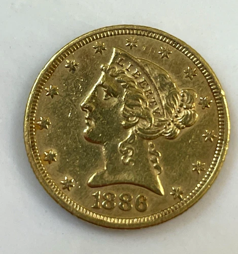1880 Liberty Half Eagle — photo from the most recent tracked eBay sale