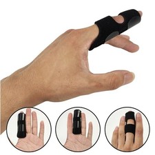 1X Finger Splint Support Brace Pain Relief Trigger Fixing Straightener Corrector
