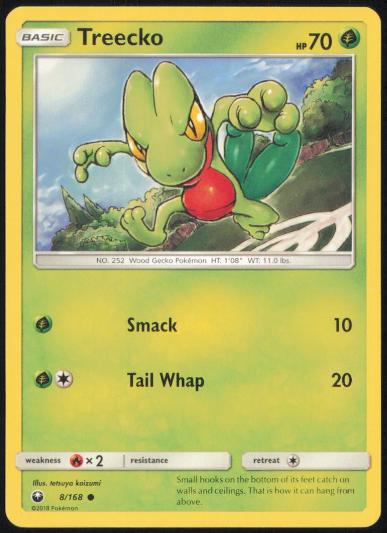 TREECKO 8/168 COMMON CELESTIAL STORM POKEMON LIGHTLY PLAYED