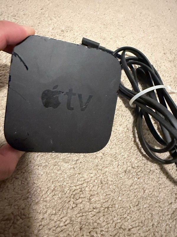 Apple TV 3rd Gen A1469 HD Media Streamer Streaming Box & Power Cord - No Remote