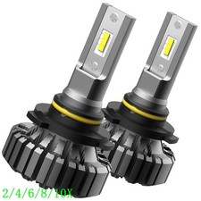 White LED 9005 Headlight Bulb HB3 Hi/Lo Beam Halogen Replacement CANBUS 2/4X