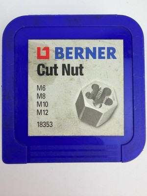 BERNER Cut Nut Gewindeschneider M6 M8 M10 M12 Set Werkzeug HSS
