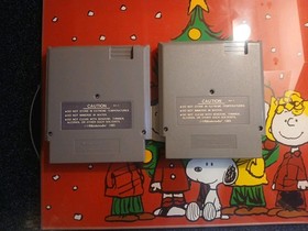 Lot Of 2 NES Games: Strider & Super Mario Bros./Duck Hunt/World Class Track Meet