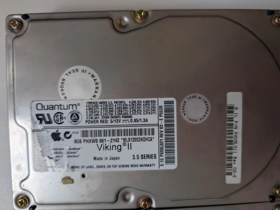 Apple Festplatten HDDs 5stück Alle Laufen Getestet - Bild 4 von 4