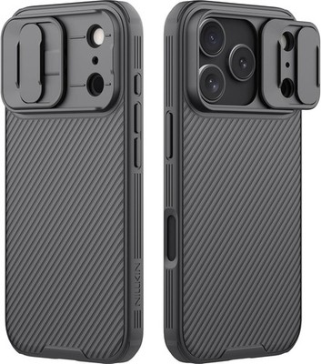 Nillkin iPhone 17 Pro Hülle CamShield Pro Kameraschutz Stoßfest - Schwarz