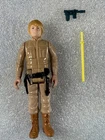 Star Wars 1980 Luke Skywalker Bespin Action Figure Brown Hair, Vintage Kenner
