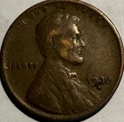 1932 D Lincoln Wheat Cent/Penny VF T311