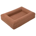 Orthopedic Dog Bed with Bolster Memory Foam Puppy Bed for Dogs and Cats