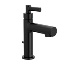 Moen 57910BL Aluma Matte black one-handle low arc bathroom faucet