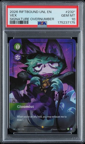 Vex, Gloomist graded PSA 10 for sale on eBay