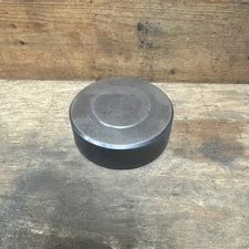 VINTAGE Round Steel Bench Block Anvil Jeweler Blacksmith Gunsmith 3.5” Top