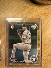 Marketplace image: 2019 Bowman Holiday Justin Verlander Superfractor 1/1 TH-JV
