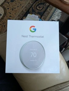 NEW SEALED: Google Nest Smart WIFI Thermostat (Fog)