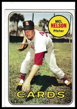 1969 Topps #181 Mel Nelson St. Louis Cardinals
