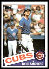 Ryne Sandberg 1985 Topps #460 Chicago Cubs MLB READ FREE SHIPPING AutographDen