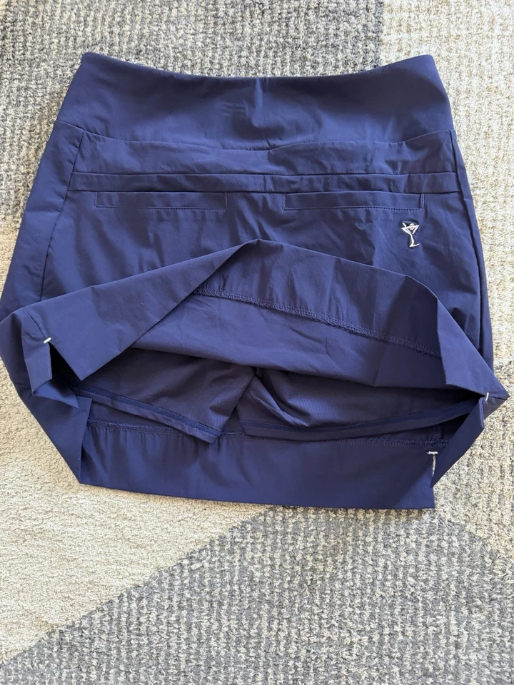 Skort Feminino Golftini Be An Athlete Azul Marinho Tamanho XS Novo com etiquetas - Imagem 2 de 4