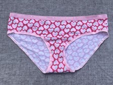Vintage Victorias Secret Signature Logo Band Hiphugger Panties Heart M New