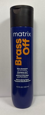 Matrix Brass Off Blue Shampoo 10.1 fl  For Brunettes(castaños) Partially Spilled