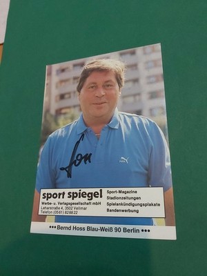 BW 90 Berlin , Bernd Hoss ,  Autogrammkarte, Fussball