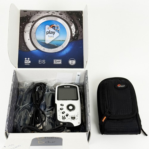 Kodak PlaySport Zx3 HD videocamera tascabile impermeabile 5 MP + scheda 8 GB + cavi + custodia - Foto 7 di 9