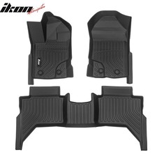 2019-2023 Ford Ranger Super Crew Cab 3D Floor Mat Heavy Duty Liner TPE
