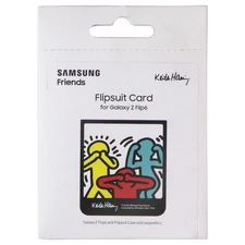 Samsung Flipsuit Card for Galaxy Z Flip6 - Friends - Keith Haring