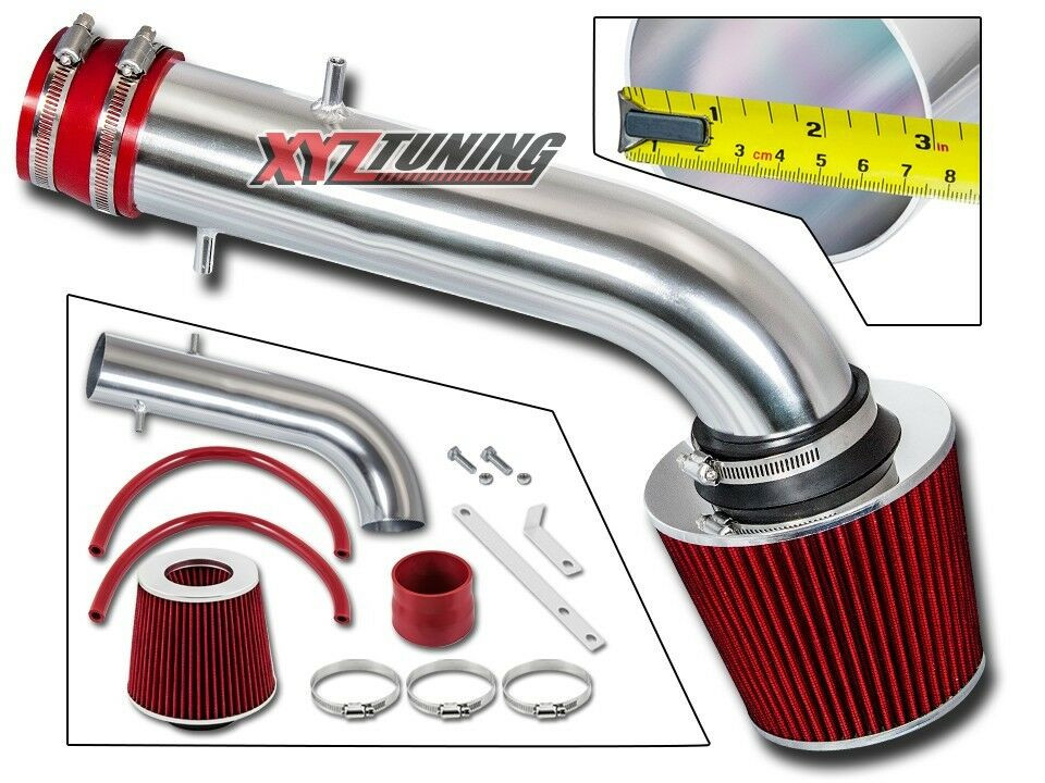 JDM 97-99 Acura CL 3.0 V6 Racing Air Intake +RED Filter 3"