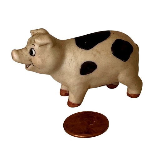 George Goode Piggy Toons Miniature Pig Figurine 2 1/2