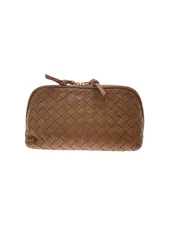 BOTTEGA VENETA Pouch Leather BRW Plain 132534