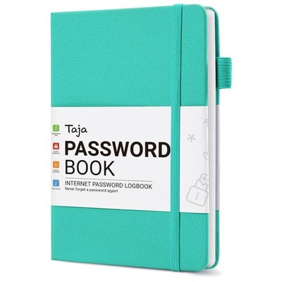 Password Keeper Book with Alphabetical Tabs, Small Password Books for Seniors...