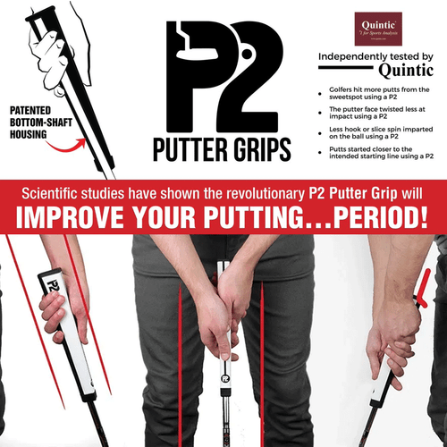 P2 AWARE TOUR GOLF PUTTER GRIFF ""PATENTIERTES UNTERES WELLENGEHÄUSE"" + KOSTENLOSES GRIFFBAND - Bild 2 von 8