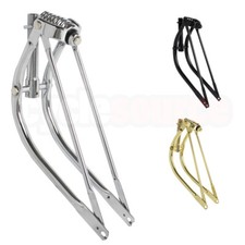 20" Lowrider Classic Bent Spring Fork 1" Chrome bike bicycle fork