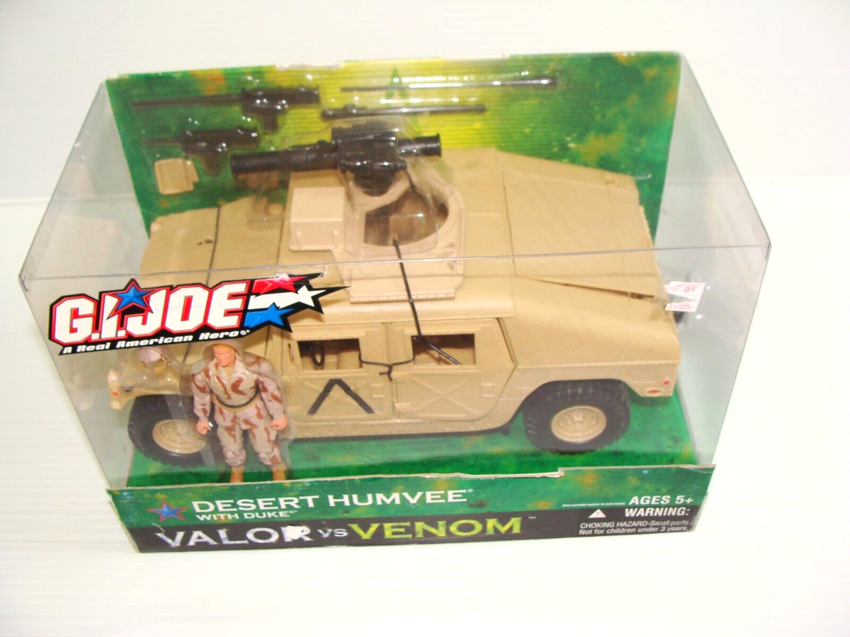 1:18 Hasbro G.I Joe U.S Army Humvee Desert Armored Humvee Vehicle
