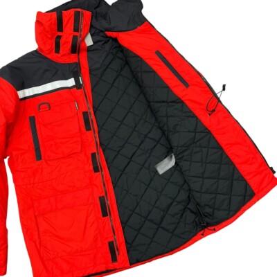 Balenciaga Mat Nylon Jacket 602027 Red Black Size 44 Men's used