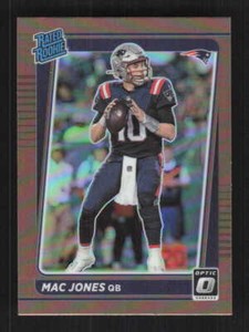 Mac Jones 2021 Donruss Optic Bronze New England Patriots #206