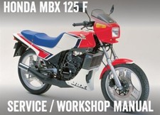1983on Honda MBX 125 F  MBX125 MBX125F Workshop Service Manual PDF File