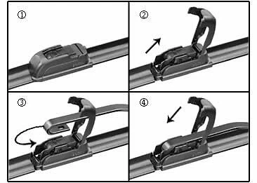 BMW X3 2004-2010 Brand New Front and Rear windscreen wiper blades 22"20"14" - Image 2 of 4